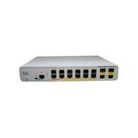 O switch LAN Base de 12 portas Cisco Catalyst 2960 Compact suporta 12 portas Fast Ethernet 10/100 com POE que oferece 124 W de potência POE disponível