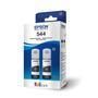 2 Unidades de Refil de Tinta Original Epson T554120 Preta para utilização nos seguintes modelos de equipamentos: Epson EcoTank L3150 Epson EcoTank L31