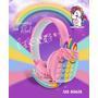 Headphone bluetooth fone arco infantil unicórnio pop it    disponível somente na cor rosa   fone de arco bluetooth ah-806h   este incrível fone de ouv