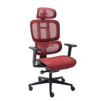 Uma cadeira com extrema ergonomia e conforto, sem perder o design. Pensada para longas horas de uso sem estresse. Garantindo a diminuiç,ã,o de riscos 
