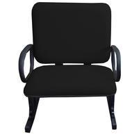 Cadeira para Obesos até 250 kg  -  Linha Obeso 250Kg – Cor: Preto - Tonalidade da Cor: Preto -  Marca: Design Office Móveis  -  Modelo: Cadeira de Esc