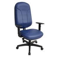 Cadeira para Escritório Presidente – Linha Parma – Cor: Azul - Tonalidade da Cor: Azul  -  Marca: Design Office Móveis   As Cadeiras e Poltronas da ma