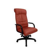 Cadeira para Escritório Presidente Cor Vermelho Tonalidade da Cor: Têlha  Linha Itália Marca: Design Office Móveis   As Cadeiras e Poltronas da marca 