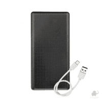 Carregador portátil Power Bank compatível com entrada USB. Com o Carregador Portátil Power Bank 10000mah Universal é possível carregar de 2 a 4 vezes 