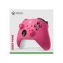 experimente o controle sem fio xbox - deep pink, rosa, que apresenta design moderno, com superfícies esculpidas e geometria refinada para maior confor