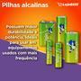 INFORMAÇÕES GERAIS:  Contém: 1 Cartela com 16 pilhas. Tipo: Alcalina   INFORMAÇÕES TÉCNICAS: Voltagem: 1,5V Peso: 24g (un)   APLICAÇÃO: Brinquedos; Co