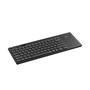 Teclado touch sem fio 2.4ghz 5 anos de garantia rapoo - k2800 - ra039    ideal para as tarefas diárias, esse teclado touch sem fio 2.4ghz garante a vo