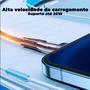 SKU: S-CL020A3-PTO-120Tamanho: 1,2 mCor: Preto_________________Cabo USB-C x LightningUSB 2.0 480MbpsCarregamento rápido de 20WBanhado a ouro__________