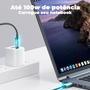 SKU: S-CC100A20-AZL-200Tamanho: 2 mCor: Azul_________________Cabo USB-C x USB-CUSB 2.0 480MbpsCarregamento rápido de 100WBanhado a ouro_______________