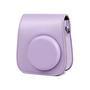 Bolsa instax mini 11 groovy roxo claro com alçaa bolsa groovy é a opção perfeita para o transporte seguro da câmera instax mini 11. Ela possui o inter