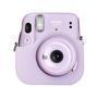 Bolsa instax mini 11 groovy roxo claro com alçaa bolsa groovy é a opção perfeita para o transporte seguro da câmera instax mini 11. Ela possui o inter