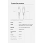 cabo usb tipo c baseus ar1embalagem: simnúmero do modelo: 100w type c to type c data power cabletipo: cabo de alimentaçãonome da marca: baseus