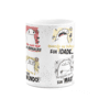 Conteúdo: 1 caneca   características: material: cerâmica capacidade: 325ml altura: 9,5cm diâmetro: 8cm cor: branca  informações adicionais: a sua cane