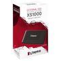 O ssd portátil xs1000 da kingston aproveita as velocidades usb 3.2 gen 2 para oferecer desempenho de última geração em uma unidade externa compacta. C