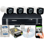 Itens inclusos   01 - dvr stand alone multi hd intelbras mhdx - 4 canais 1080p lite + 1 canal 2mp ip 01 - hd 500gb 04 - câmera full hd 720p importada 