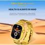 Smartwatch ultra 9 mini gold 24k dourado versão gold série 9 41mm com 2 pulseiras - mod 2023   ** importante: prezado cliente leia atentamente toda de