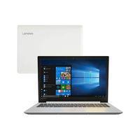 Notebook lenovo ideapad 330-81fe000ebr, cor branco, processador 8° geração intel core i5-8250u de 1.6 ghz até 3.4 ghz, memória ram 4gb, armazenamento 