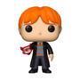 Traga a lealdade e o humor de ron weasley para a sua coleção com o "boneco ron weasley 71 harry potter - funko pop!" esta figura celebra o fiel amigo 