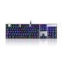 teclado gamer mecânico ck104 motospeed rgb outemu switch marrom abnt2 - pretoo teclado mecânico gamer oferece interruptores mecânicos que torna o tecl