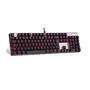 teclado gamer mecânico ck104 motospeed rgb outemu switch marrom abnt2 - pretoo teclado mecânico gamer oferece interruptores mecânicos que torna o tecl