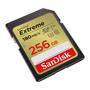 Cartão de memória sdxc sandisk 256gb cartão sd 180mbs v30   sandisk cartão de memória sdxc 256gb cartão sd extreme velocidade de leitura de até 180mbs