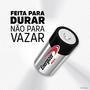 Longa duração e inovação são os pilares de toda a família Energizer MAX. A pilha Energizer MAX D mantém sua energia armazenada por até 10 anos e quand