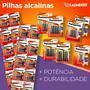 INFORMAÇÕES GERAIS:  Contém: 1 Cartela com 2 pilhas Tipo: Alcalina   INFORMAÇÕES TÉCNICAS: Voltagem: 1,5V Peso: 11.4g (un)   APLICAÇÃO: Brinquedos; Co