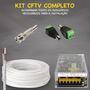 Kit cftv de alta definição com 16 câmeras  acesso via smartphone e computador conteúdo 01 dvr intelbras mhdx 1016-c 5x1 de 16 canais 16 câmeras import