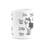 Conteúdo: 1 caneca   características: material: cerâmica capacidade: 325ml altura: 9,5cm diâmetro: 8cm cor: branca  informações adicionais: a sua cane