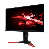 Monitor gamer acer predator xb271hu, cor preto, tela de 27 com resolução de 2560 x 1440 (wqhd) ips com design de borda zero-frame. Possui tecnologia n