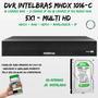 Itens inclusos: 01 dvr stand alone 16 canais 1016c intelbras 11 câmeras importada fullhd colorida visão noturna colorida 2.8mm 01 hd 500gb 02 cabo coa