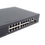 Switch Poe Híbrido 16 Portas Poe + 2 Portas Gigabit + 1 Sfp Haiz HZ-EL1319P-1SEAO Switch POE Híbrido com 16 Portas POE + 2 Portas Gigabits foi especia