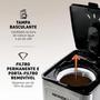 Cafeteira elétrica mondial dolce arome preto e inox c4432xsdi produto em conformidade com regulamentação do inmetro. Todas as informações técnicas div