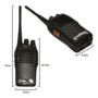 Este rádio possui capacidade para 16 canais, para que possa se comunicar com rapidez, segurança e sem custos adicionais.   não perde frequência de com