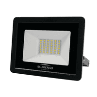 Refletor blumenau de led tech slim 30w preto bivolt 3000k luz quentecaracterísticas gerais do produto:  benefícios do produto: produzido com materiais