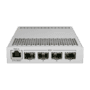 Introduçãocrs305-1g-4s + in switch desktop de cinco portas com uma porta gigabit etherent e quatro portas sfp + 10gbps o crs305 é um switch compacto, 