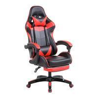 Cadeira Gamer Prizi Canvas Vermelha  É a escolha perfeita para quem busca conforto e praticidade durante longas horas de jogos, trabalho ou lazerCom s