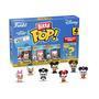 Seus pops favoritos agora estão disponíveis como bitty pops! Amplie sua coleção disney com este conjunto de 4 figuras bitty pop!, apresentando seus pe