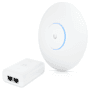 ITENS:01 Roteador Wi-Fi 6 Access Point 5.3 Gbps + Injetor PoE+ | U6 Pro Ubiquiti C/ Fonte 48V 30W.CARACTERÍSTICAS:GARANTIA DE QUALIDADEO Roteador Wi-F