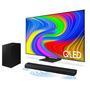 Combo smart tv 55” qled 4k 55q65d 2024 + soundbar hw-b550/zdprocessador quantum lite 4kprocessador exclusivo da samsung, que proporciona a melhor expe