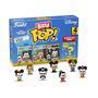 Seus pops favoritos agora estão disponíveis como bitty pops! Amplie sua coleção disney com este conjunto de 4 figuras bitty pop!, apresentando seus pe