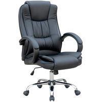 A cadeira para escritório presidente atlanta duoffice preta comfort du500a é uma peça de mobiliário ergonômico projetada para proporcionar conforto e 
