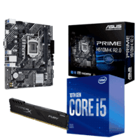 Kit Upgrade Intel i5 10400F / Placa mãe H510 / 8 GB DDR4 – MP3 Store – Tudo  para seu Setup Gamer