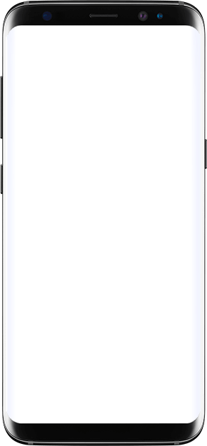 Outline of translucent Galaxy S8