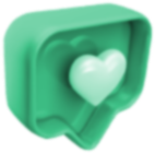 Ícone de Like Verde